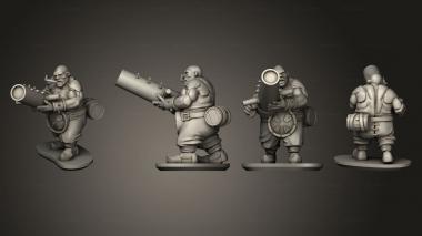 Military figurines Ogre Leadbelcher 2 3d model