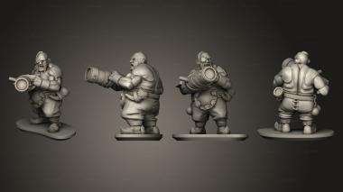 Military figurines Ogre Leadbelcher 3 3d model