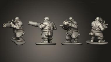 Military figurines Ogre Leadbelcher 4 3d model