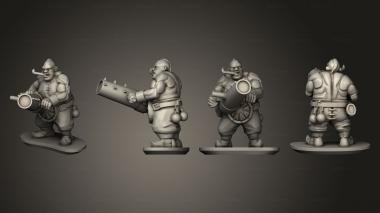 Military figurines Ogre Leadbelcher 7 3d model