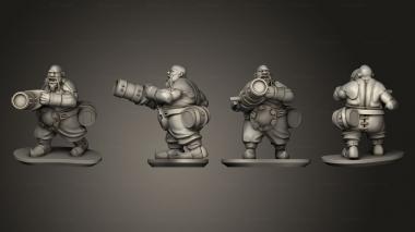 Military figurines Ogre Leadbelcher 8 3d model