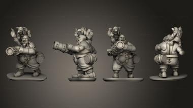 Military figurines Ogre Leadbelcher 10 3d model