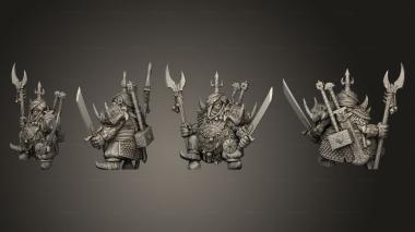 Military figurines Ogre leader 2 3d model