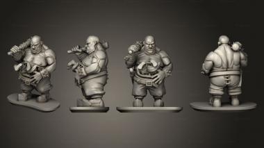 Military figurines Ogre Mutant 3d model