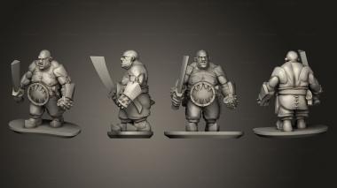 Military figurines Ogre Ogr 2 3d model