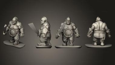 Military figurines Ogre Ogr 4 3d model