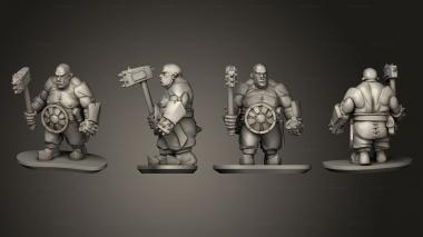Military figurines Ogre Ogr 5 3d model