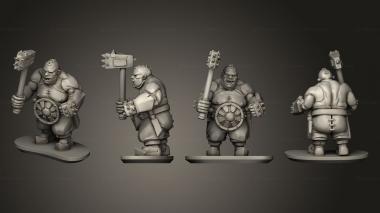 Military figurines Ogre Ogr 6 3d model