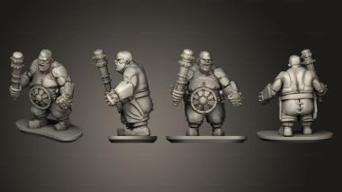 Military figurines Ogre Ogr 7 3d model