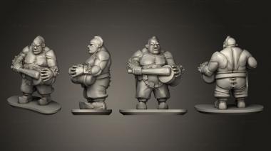 Military figurines Ogre Ogr 8 3d model