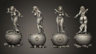 Military figurines Ogre pinup 3d model