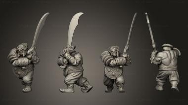 Military figurines Ogre 01 3d model