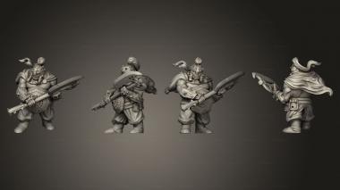 Military figurines Ogre 03 3d model