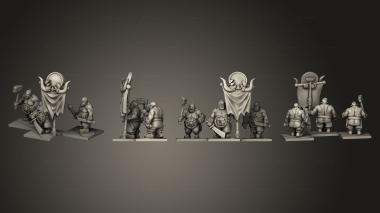 Military figurines Ogre 05 3d model
