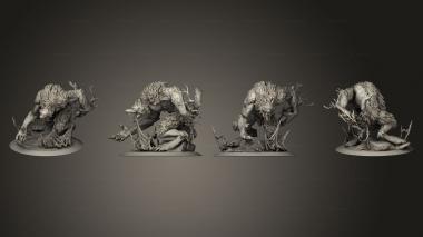 Military figurines OGREWOLF 2 3d model
