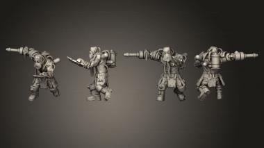Military figurines ogryn 22 3d model