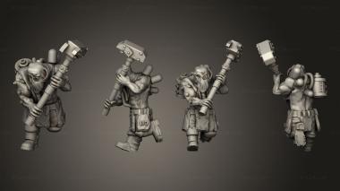 Military figurines ogryn 3d model