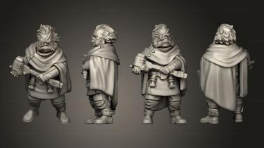 Military figurines Oinker mechanics 03 3d model
