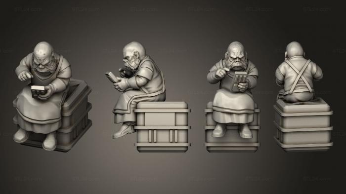 Military figurines (Oinker mechanics 07, STKW_10567) 3D models for cnc