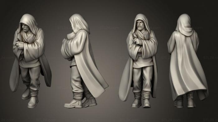 Military figurines (Old Benji 23, STKW_10572) 3D models for cnc