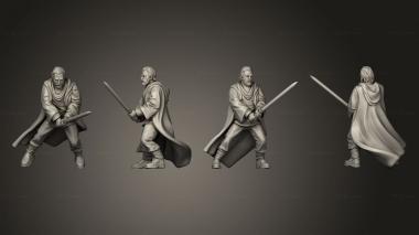 Military figurines Old Benji 3d model