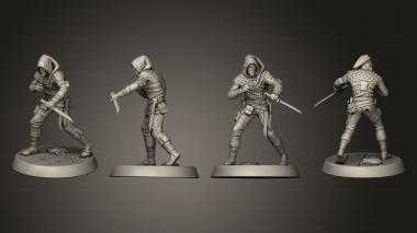 Military figurines One Eyed Rogue 3d model