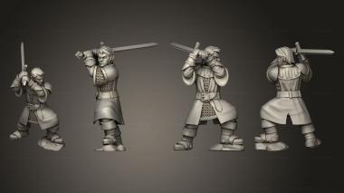 Military figurines One Gold 2 3d model