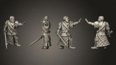 Military figurines One Gold 3d model