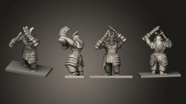 Military figurines Oni 005 3d model