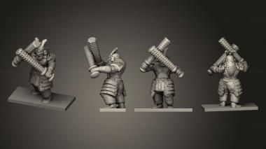 Military figurines Oni 007 3d model