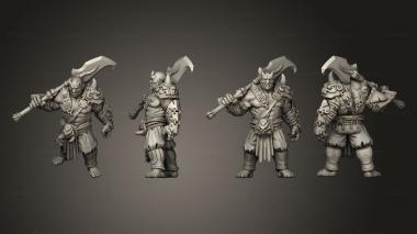 Military figurines Oni 3d model
