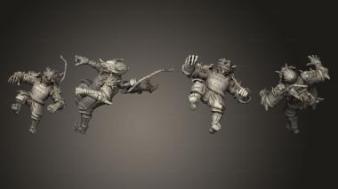 Military figurines onigumo giant mount 3d model