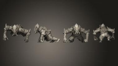 Military figurines onigumo giant 3d model