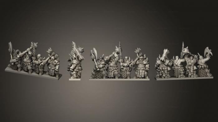 Military figurines (onmioji warriors of disease w 1, STKW_10615) 3D models for cnc