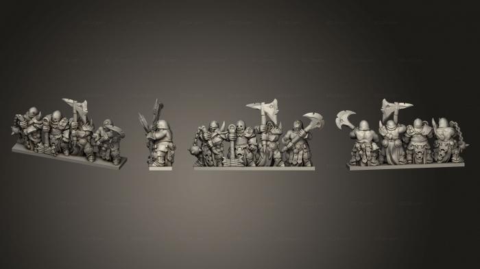 Military figurines (onmioji warriors of disease w 6, STKW_10620) 3D models for cnc