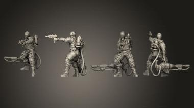 Military figurines Operative Alekseev 3d model