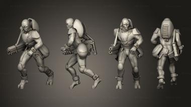 Military figurines operator Male 2 B 3d model
