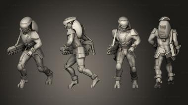 Military figurines Operator Malea 2 3d model