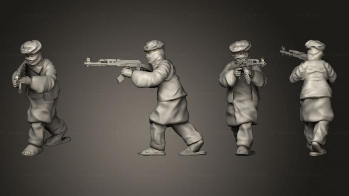 Military figurines (Opfor infantry 03, STKW_10636) 3D models for cnc