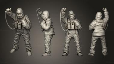 Military figurines Opfor infantry 05 3d model