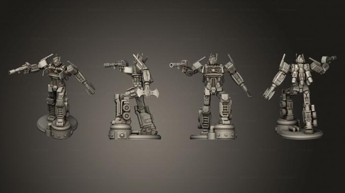 Military figurines (optimus SLS, STKW_10643) 3D models for cnc
