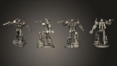 Military figurines optimus SLS 3d model