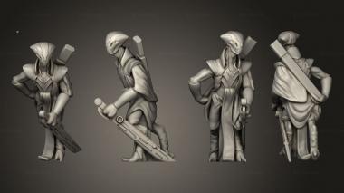 Military figurines Oquiar Bodyguard 3d model