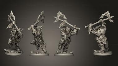 Military figurines Orc A 3d model