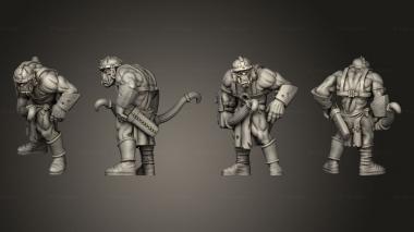 Military figurines Orc archers 01 Bow 1 3d model