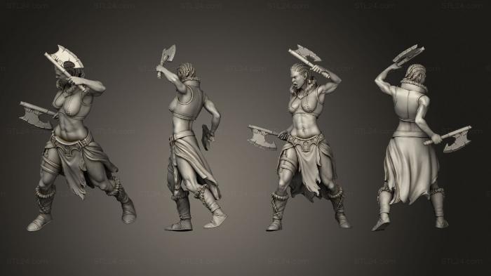 Military figurines (Orc assassin 02, STKW_10657) 3D models for cnc