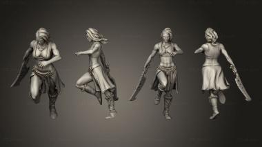 Military figurines Orc assassin 04 3d model