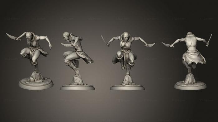 Military figurines (Orc assassin 05, STKW_10660) 3D models for cnc
