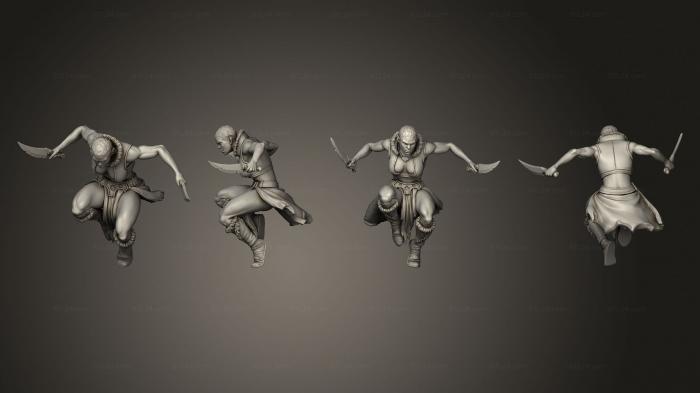 Military figurines (Orc assassin 06, STKW_10661) 3D models for cnc
