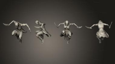 Military figurines Orc assassin 06 3d model